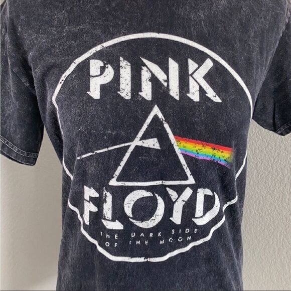 Pink Floyd Unisex Acid Wash Band Tour Shirt - Picture 2 of 8